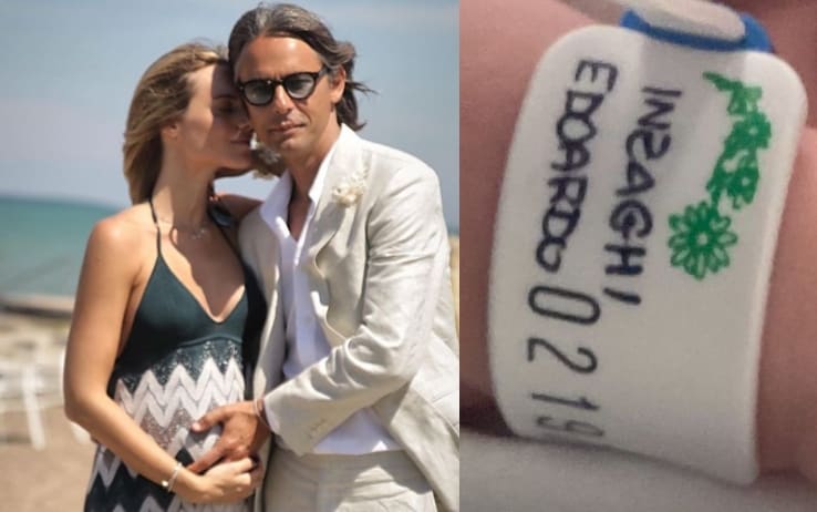 Pippo Inzaghi diventa papà: è nato il piccolo Edoardo